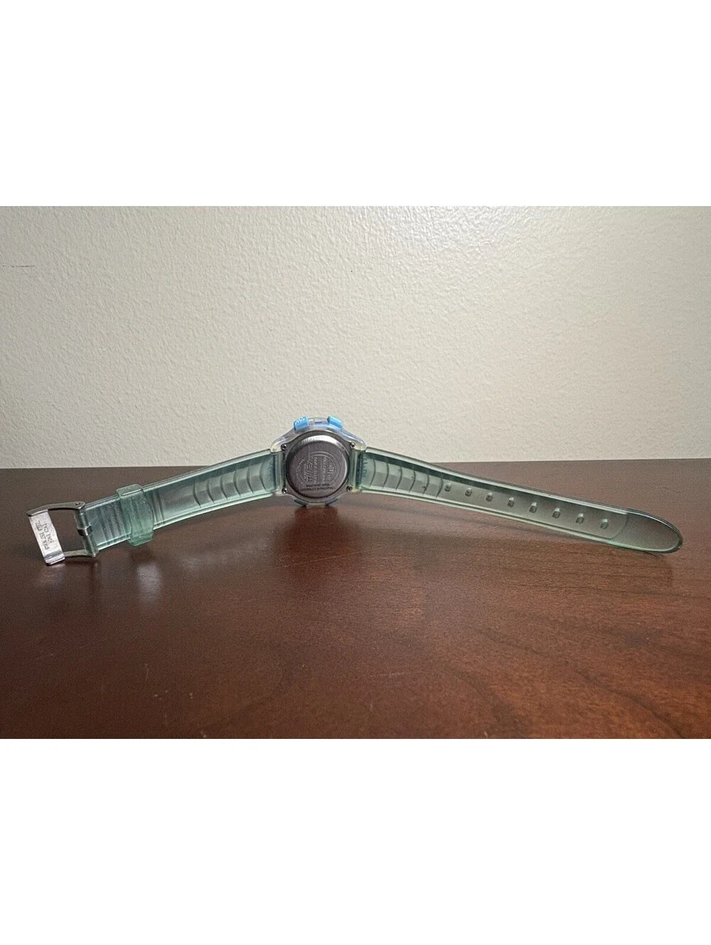 Vintage Timex Mystery Answer Watch Digital Y2K Blue Green RARE
